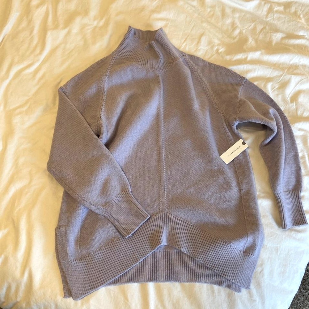 Anthropologie lavender sweater